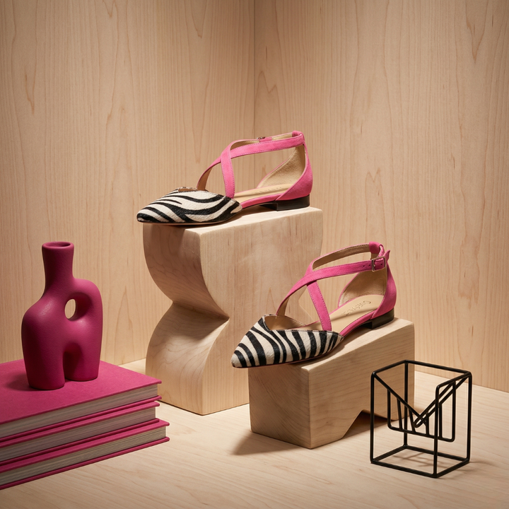 Fern - Ballet Flat Heels with Straps