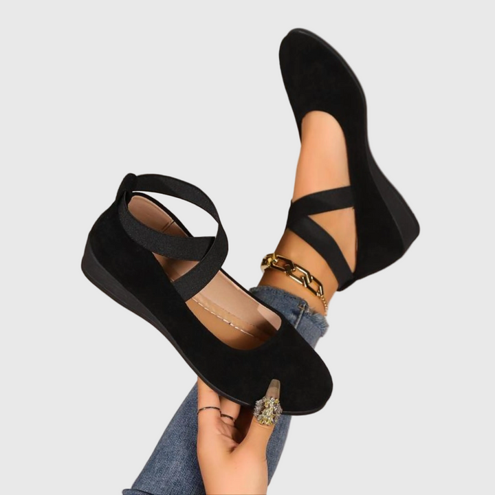 Calerinne | Closed Wedge Ballerina Heels