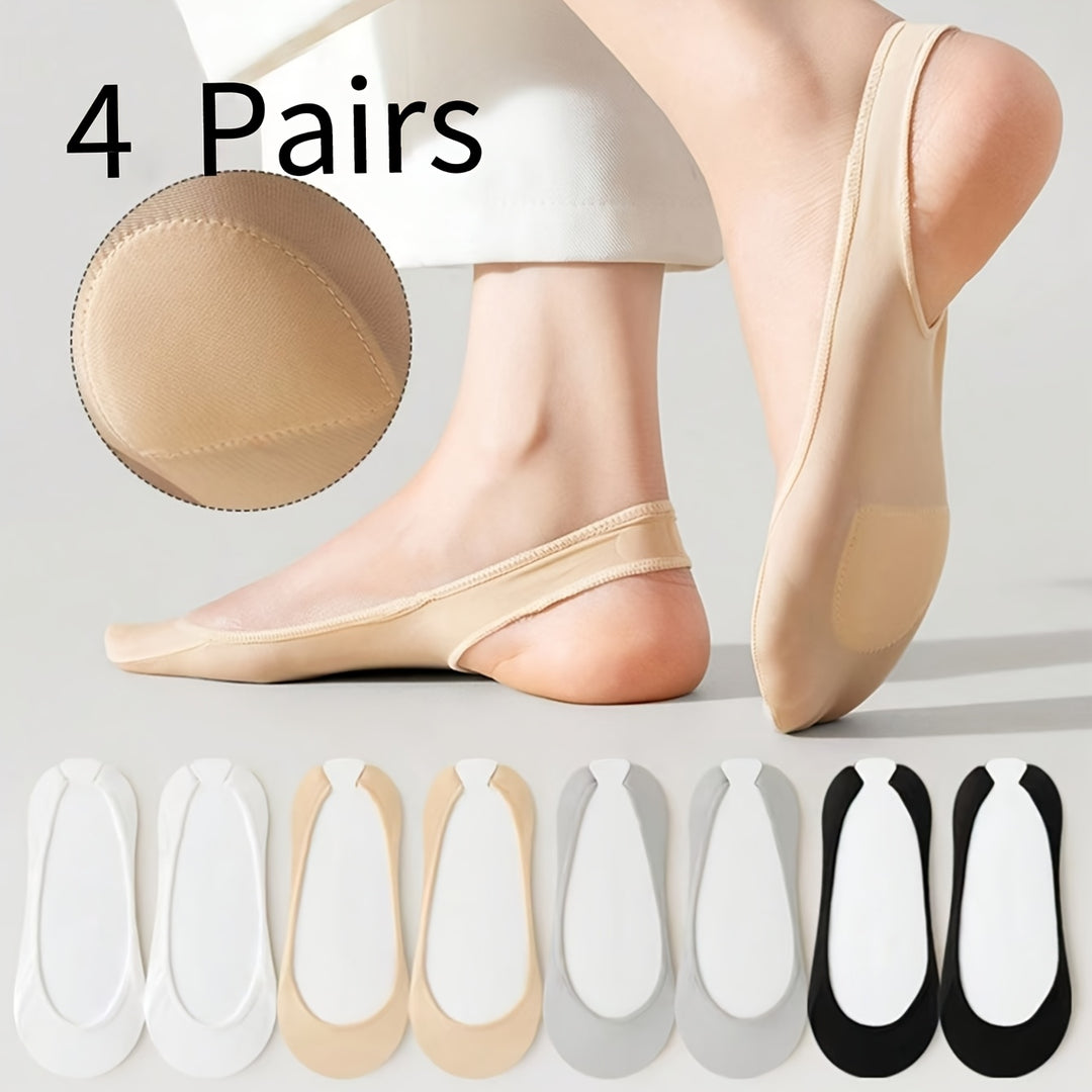 Invisible Comfort Socks – 4 Pair Set