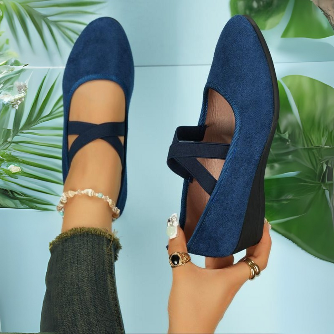 Calerinne | Closed Wedge Ballerina Heels