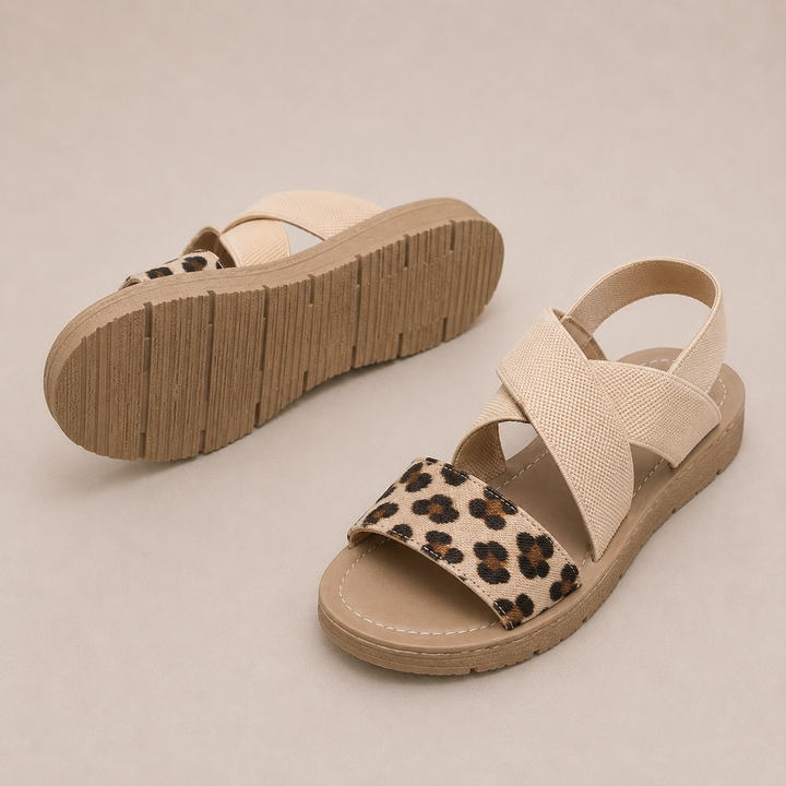 Leopard Orthopedic Sandals