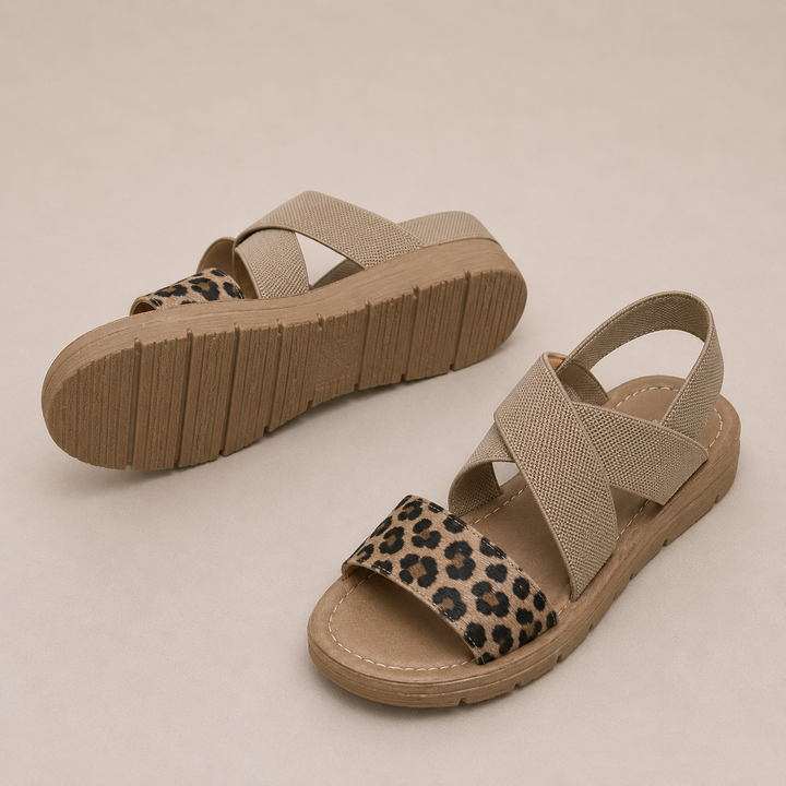 Leopard Orthopedic Sandals