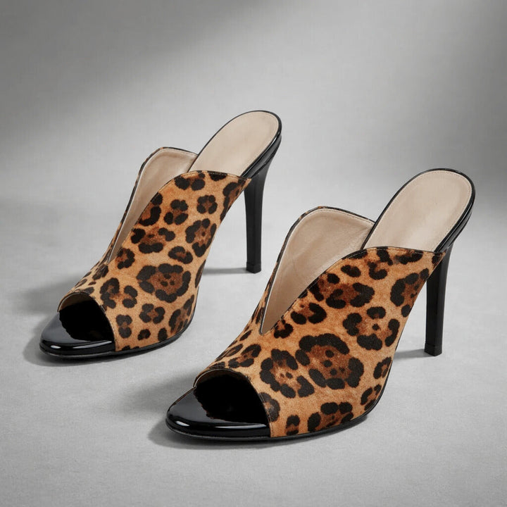 Lyla - Leopard Comfort Heels