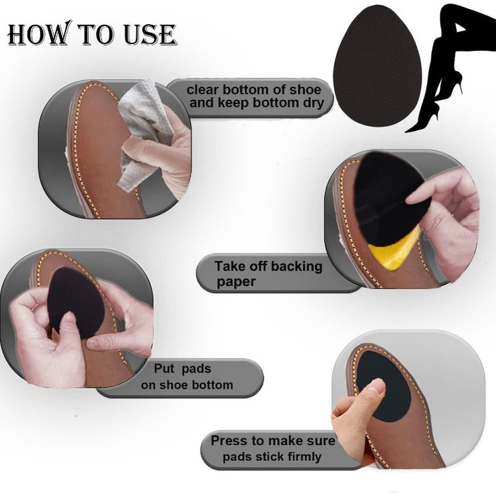 Non-Slip Shoe Pads – 4-Piece Set