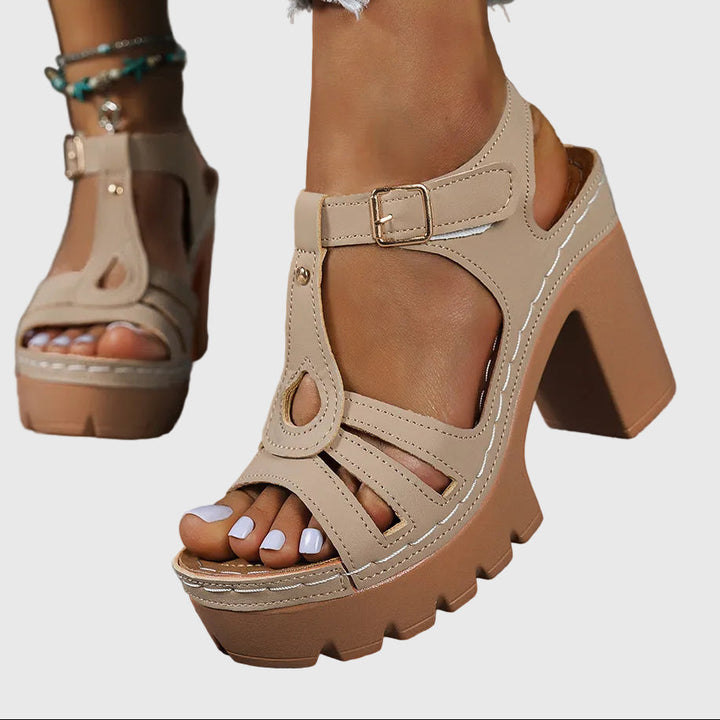 Elara™ Vintage Platform Sandals