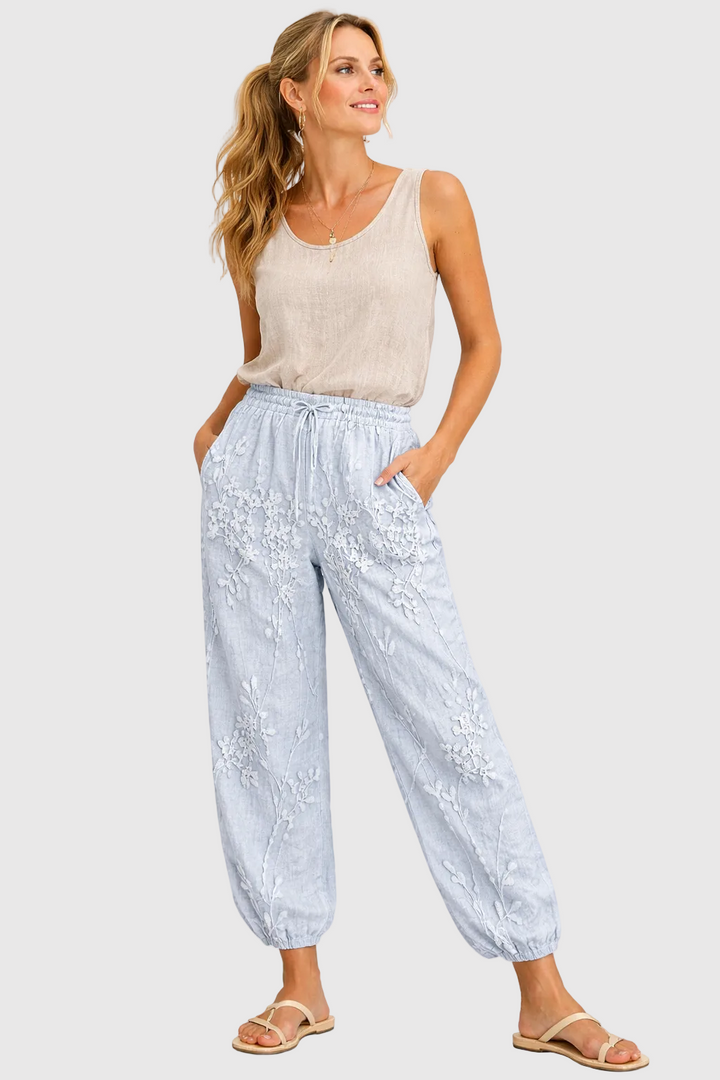 Lia Relaxed Printed Pants