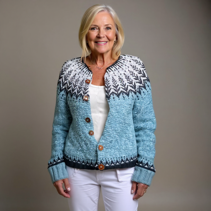 Clara | Vintage Icelandic Wool Cardigan