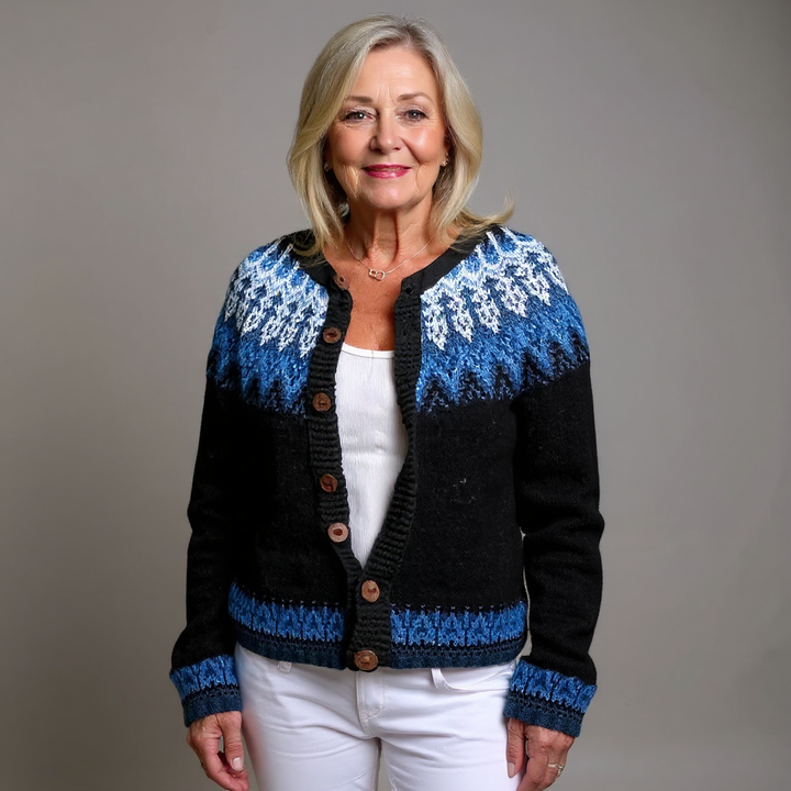 Givanna | Vintage Icelandic Wool Cardigan
