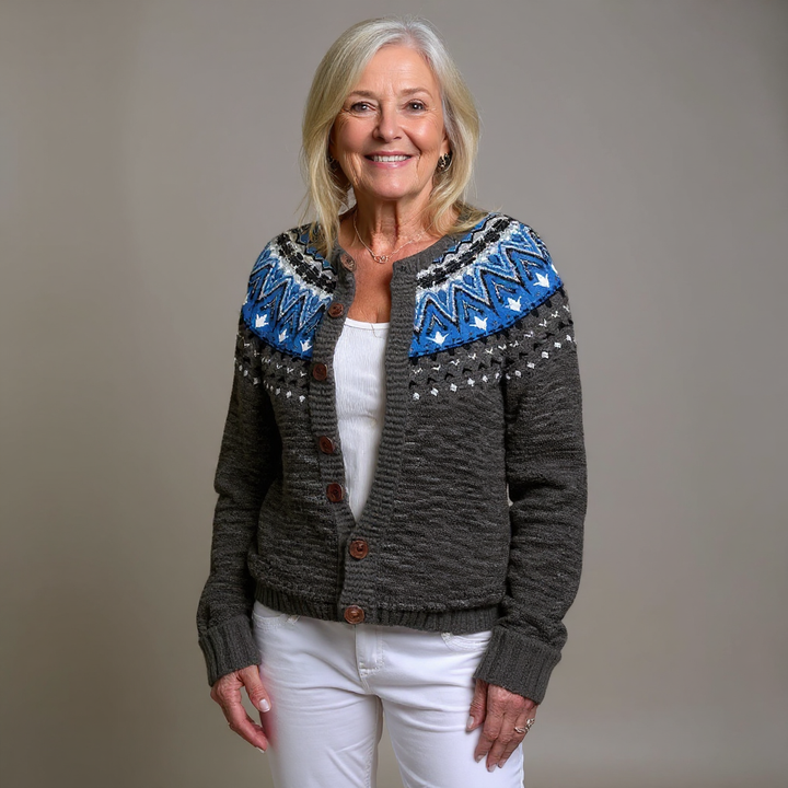 Jade | Vintage Icelandic Wool Cardigan
